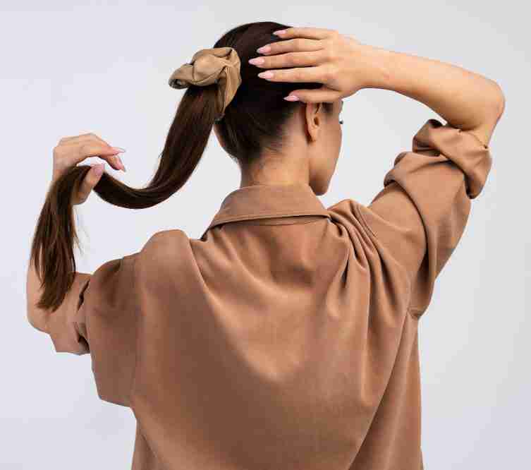 chigon ponytail